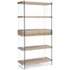 Fashion Commerce Libreria Kenya in Vetro e MDF. 90 x 39 x 180 cm