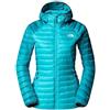THE NORTH FACE NF0A87HH5A2 W BETTAFORCA LT Down Hoodie Maglia Lunga Donna Galactic Blue-Deep Teal Taglia M