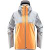 Haglöfs 605231_4TL L.I.M GTX ACTIVE JACKET Giacca DONNA CONCRETE/SOFT ORANGE Taglia XS