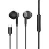 Generic Cuffie cablate USB C, tipo C, cuffie cablate a tipo C con microfono, auricolari in-ear cancellazione del rumore per smartphone, tablet, computer portatili