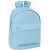 safta KAPPA BASICS - Zaino per laptop da 14,1, ideale per giovani di diverse età, comodo e versatile, qualità e resistenza, 31 x 16 x 41 cm, azzurro, M, Casual