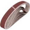 sourcing map Nastri abrasivi in ossido di alluminio, 50 mm x 1067 mm, 10 pezzi, grana 40, per lavorazione del legno, lucidatura dei metalli, affilacoltelli