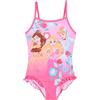 Disney Principesse Costume da Bagno per Ragazze, Costume Intero Raperonzolo Cenerentola e Belle Design, Costume da Bagno per Bambina, Taglia 3 Anni | Rosa