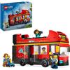 LEGO S.P.A Lego City Autobus Turistico Rosso a Due Piani Stile Londinese 60407