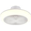 Trio lighting Italia S.r.l. Ventilatore a plafoniera led Mjolby d. 46 cm effetto bianco