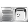 APELL SPA Lavello 1 vasca con gocciolatoio Apell Atmosfera 86x50 cm inox Sinistra