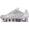 NIKE Shox TL, Sneaker Donna, Summit White/Sail-Barely Grape, 38.5 EU