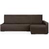 Eysa copridivano per chaise longue letto lato destro vistra frontale colore marrone design Luz