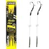 PRO FILSTAR Ronnie Rig - Ami da Pesca N6, Filo da Pesca Fluorocarbon 20cm/9,07kg - Anti Tangle - Accessori Pesca alla Carpa - Attrezzatura Carpfishing - Pop Up Carp Fishing Hook - Ganci Boiles Pellet