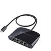 Cable Matters Switch USB C a Gigabit Ethernet a 4 Porte (Adattatore USB C a Ethernet a 4 Porte) USBC e 3 Porte Thunderbolt Compatibile con dell XPS, HP Spectre x360, Surface PRO 7 e Altri