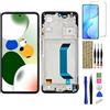 Ansyhttlg Display per Xiaomi Redmi Note 12 5G/Poco X5 5G LCD Note12 5G di ricambio touch screen Digitizer Screen Glass Assembly with Repair Tools (Black with Frame, Not for 4G)