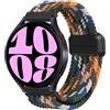 YASPARK Cinturino Galaxy Watch 6/5/4 40mm 44mm, 20mm Magnetic Adjustable Nylon Cinturino per Galaxy Watch 5 Pro 45mm/6 Classic 43mm 47mm/4 Classic 42mm 46mm/Watch 3 41mm/Active 2 40mm 44mm/Gear Sport