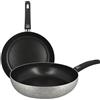 MA MAISON Padella Alta Antiaderente Saltapasta in Alluminio per Cucinare - Adatta a Gas Vetroceramica e Fornelli Elettrici - Antigraffio + Manico Antiscivolo (Ø 34 cm)