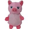 JACK AND VANILLA, Maiale Consolatore con Squeeker per Cani e Gatti, Giocattolo Divertente e Confortante, Materiali Morbidi e Resistenti, Misura 18 cm, Colore Rosa