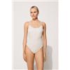 Tezenis Costume Intero Brassiere Imbottito Precious Net Donna Bianco