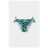 Tezenis Costume Slip Cuffietta Bimba Con Laccetti Bambina Blu