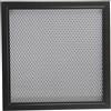 DEMLOU Griglia di Ventilazione in Alluminio Nero RAL 9005 - 30 x 30 cm.