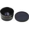 WOURRD Obiettivo macro grandangolare ad alta definizione 55mm 0.45X multistrato rivestito lente larga con porzione macro per la macchina fotografica
