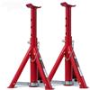 AUTOXBERT Cavalletto di supporto, 2 pezzi, regolabile in altezza, supporto pieghevole da 277 - 365 mm, rosso