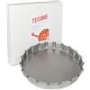 acquaverde | Tegame per l'originale Focaccia Barese, Pizza e Calzone in Acciaio, Rotondo Ø 40 cm - Teglia per la Cucina Tradizione Pugliese, utilizzo Casalingo e Professionale, MADE IN ITALY