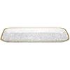 HOME DECO FACTORY, KA0595, Vassoio da Portata Elegante e Versatile, USA e Getta e Riutilizzabile, Ideale per Tutte Le Occasioni, Facile da Pulire, Diametro 34 cm, Colore Bianco