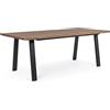 KONTE.DESIGN Tavolo OSLO Gambe Antracite 200x100 cm