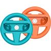 LYEAA LEEAA 2pcs/set Racing Wheels Game Wheel Game Gaming Gaming Gacing Wheeer for Switch 2 Joy Con Controller Accessori (Blue Orange)
