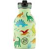 24BOTTLES Kids Bottle - Borraccia 250ml Acciaio Inox, Bottiglia con Tappo 100% Ermetico Ultraleggera, Borraccia Palestra senza BPA, Borracce Ecologiche Design Italiano [NON Termica], Jurassic Friends