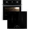KKT KOLBE Cucina: 60cm Forno da incasso EB8010ED + 60cm Piano Cottura Induzione IH85904FZ | Griglia | Circolazione dell'aria | Aria calda | Cassetti telescopici | Timer automatico | SET8010IH594FZ