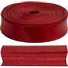 Aerzetix - C77287 - Nastro in sbieco Piegato 9 Metri x 15mm - in Poliestere - Colore Rosso