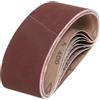 sourcing map Nastri abrasivi in ossido di alluminio, 76 mm x 533 mm, 8 pezzi, grana 400, per lavorazione del legno, lucidatura dei metalli, affilacoltelli