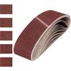 sourcing map Nastri abrasivi in ossido di alluminio, grana 60/80/120/240/320, 10 pezzi, 100 mm x 915 mm, per lavorazione del legno, lucidatura dei metalli, affilacoltelli