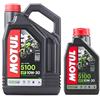 Motul 5100 4T 10W30 Olio motore semi sintetico estere 5 litri