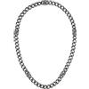 HUGO BOSS BOSS Jewelry Collana a Catena da Uomo Collezione DOUBLE B ABSOLUTE in Acciaio Inox con Charms Doppi B - 1580744