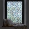 dktie Pellicola per Finestre in Vinile Non Adesiva per Privacy, Vetro Macchiato, Porta Doccia Bagno - Anti UV, 90 x 200 cm