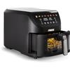 Princess SlimFry Airfryer, 8L Capacità, 2000W, 8 Programmi, Display Touchscreen Digitale, Temperatura Regolabile, Finestra di Controllo, Spegnimento Automatico, Cestello Lavabile, 182257
