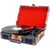 Majestic TT-43 BT/USB/SD/AX, Valigetta Giradischi 33/45/78 Giri Portatile con Bluetooth e Ingressi USB/SD Recorder, Bandiera UK