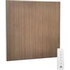 blumfeldt - Pannello Radiante a Infrarossi, 350W - Montaggio a Parete, Controllo WiFi, IP44, Termostato Integrato, Timer 24h, Efficienza Energetica del 99%, Design in Legno, per Riscaldamento Rapido