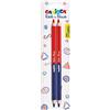 Carioca BLISTER 2 Matite Rosso & Blu MAXI