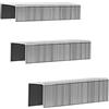 SITLDY Graffette resistenti in acciaio inox T50, 1000 pezzi, 3 misure per pinzatrice, include: assortimento da 5/16, 3/8, 1/2, kit combinato (1000)