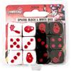 CMON Asmodee - Zombicide, Seconda Edizione: Special Black and White Dice - Set Dadi per Gioco da Tavolo