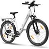 HITWAY Bici Elettrica Bicicletta Elettrica 27,5, Mountain Bike Elettrica, 250W Motor 36V/12Ah batteria al litio,7 marce, fino a 40-80 km