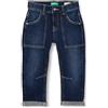 United Colors of Benetton Pantalone 4ejvge01f, Jeans Bambini e ragazzi, Blu 901, 90
