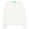 United Colors of Benetton 12DRC5420 Maglione Cardigan, Snow White 074, XS Bambina