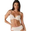 Lovable Reggiseno Push-Up in Microfibra | Coppe Preformate Imbottite Effetto Volume | Scollo Medio Invisibile sotto Abiti | Invisible Secret Donna, Nero, 38 / 5C