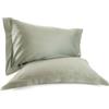 Intrecci Home Coppia di Federe per Cuscino Letto, in Raso di Puro cotone Satin 300 TC, 52x82 cm, Morbidezza Suprema, Made in Italy, Elegante e Confortevole per Tutti i Letti