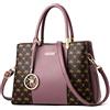 KURGOOL - Borse da donna con manico superiore, borsa messenger a tracolla, C-red, Large