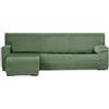 Eysa Italia copridivano per mini chaise longue con bracciolo corto lato sinisto vista frontale colore verde design Luz
