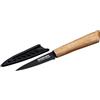 Nirosta Coltello Spelucchino, lama in acciaio inox con rivestimento antiaderente, manico in acacia 100% FSC, coltello da cucina con custodia protettiva, dimensione 20 cm, Linea Flow