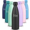HoneyHolly Borraccia Termica, 18/8 Acciaio Inox Bottiglia Termica 750ml - Senza BPA Borraccia Palestra, Isolato Sottovuoto, Borracce Termiche, Antigoccia, Bottiglia Acqua Termos per Scuola, Ufficio, Campeggio
